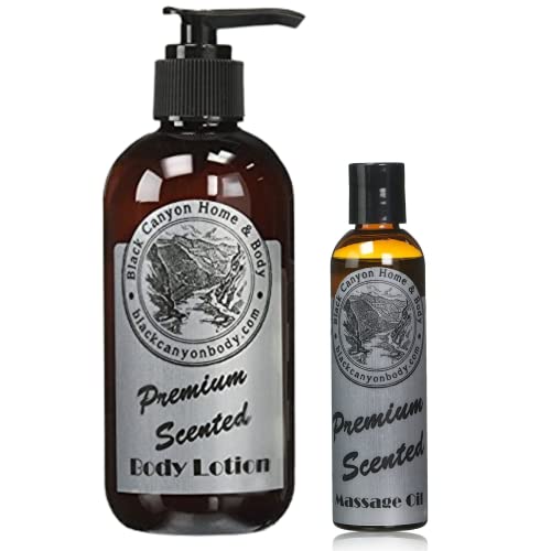 Black Canyon Gingerbread Icing Scented Body Lotion And Massage Oil