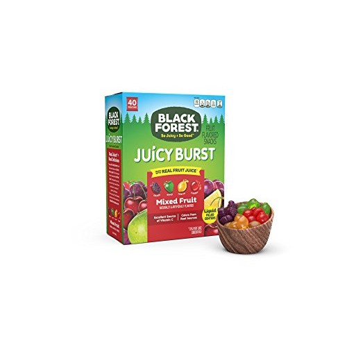 Black Forest Fruit Snacks Juicy Bursts, Mixed Fruit, 0.8 Ounce Black Forest Fruit Snacks Juicy Bursts, Mixed Fruit, 0.8 Ounce