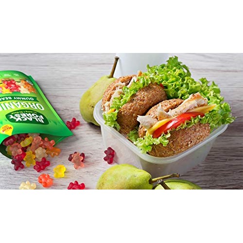 Black Forest Organic Gummy Bears Candy, 0.8-Ounce Bag , 65 Count