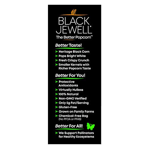 Black Jewell Gourmet Microwave Popcorn, Natural, 10.5 Ounces Pa