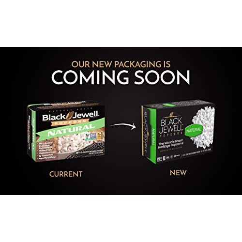 Black Jewell Premium Microwave Popcorn, Natural, 3-Count, 10.5-O