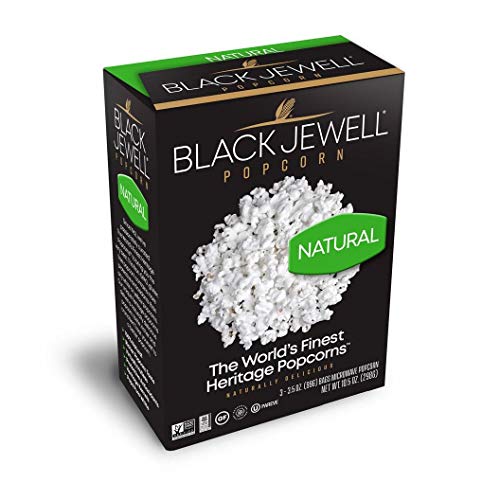 Black Jewell Premium Microwave Popcorn, Natural, 3-Count, 10.5-O