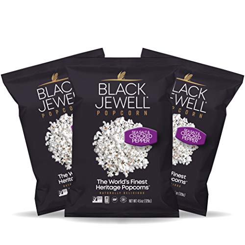 Black Jewell Sea Salt And Cracked Pepper Hulless Heirloom Popped