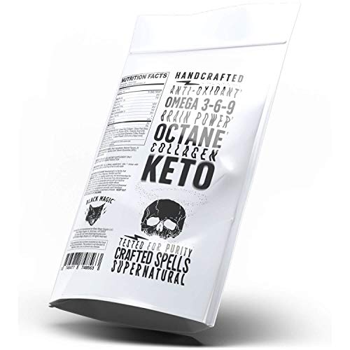 Black Magic Skull Dust Keto Coffee Creamer With Grass Fed Collag