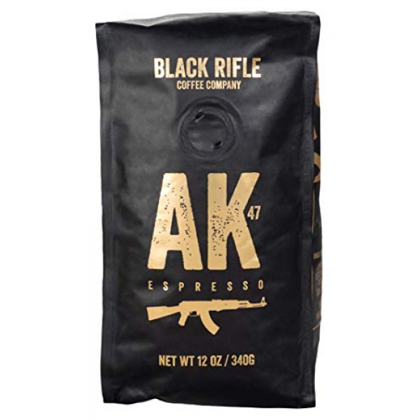 AK-47 Medium Roast Whole Bean Coffee by Black Rifle Coffee Compa...