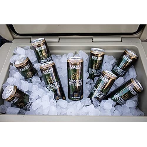 Black Rifle Coffee RTD Espresso with Cream, 11 Fl Oz Pack of 12