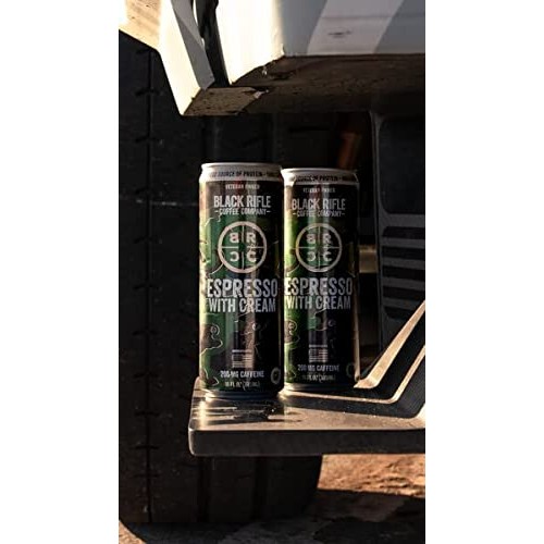 Black Rifle Coffee RTD Espresso with Cream, 11 Fl Oz Pack of 12