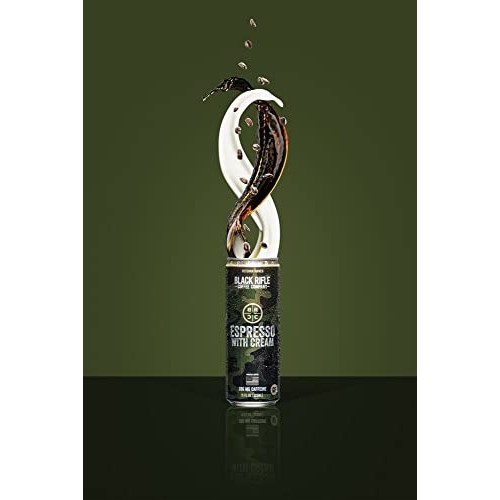 Black Rifle Coffee RTD Espresso with Cream, 11 Fl Oz Pack of 12