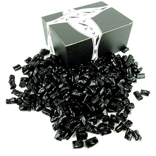 Finnska Sugar Free Black Licorice Bites, 2 Lb Bag In A Blacktie Box