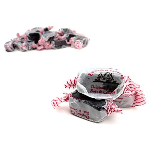 Everton Toffee Licorice Caramels, 1 Lb Bag In A Blacktie Box