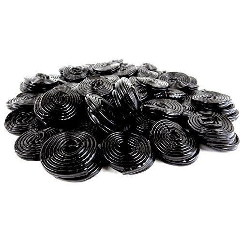 Gerrits Broadway Black Licorice Wheels, 2 Lb Bag In A Blacktie Box