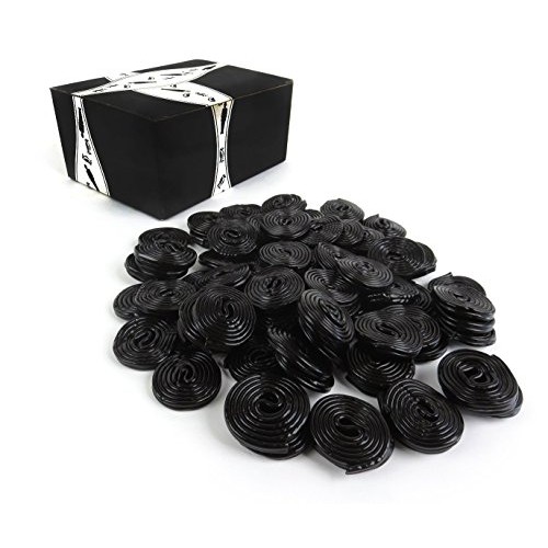 Gerrits Broadway Black Licorice Wheels, 2 Lb Bag In A Blacktie Box