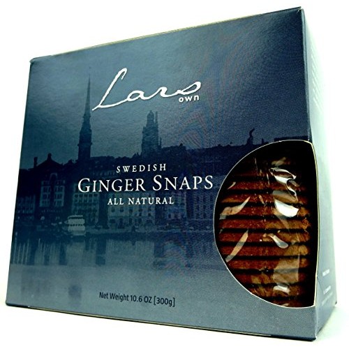 Lars Own Swedish Ginger Snaps, 10.6 Oz Package In A Blacktie Box