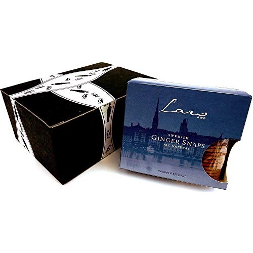Lars Own Swedish Ginger Snaps, 10.6 Oz Package In A Blacktie Box