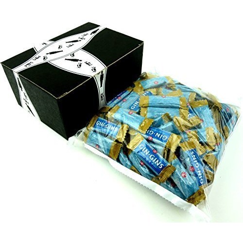 Peanut Chewy Ginger Candy, 2 lb Bag in a BlackTie Box