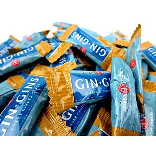 Peanut Chewy Ginger Candy, 2 lb Bag in a BlackTie Box