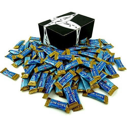 Peanut Chewy Ginger Candy, 2 lb Bag in a BlackTie Box