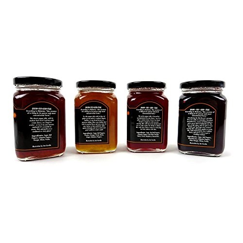 Quinns Pepper Jelly 2-Flavor Variety: One 12 oz Jar Each of Mar...