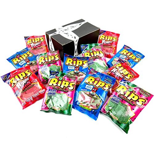 Rips Licorice 3-Flavor Variety: Four 4 Oz Bags Each Of Strawberr