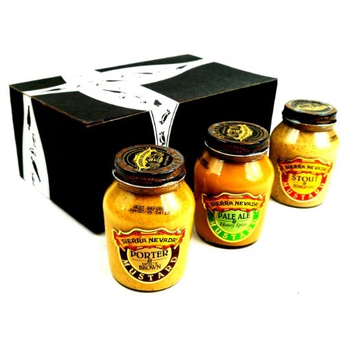 Sierra Nevada Mustard 3-Flavor Variety: One 8 Oz Jar Each Of Pal