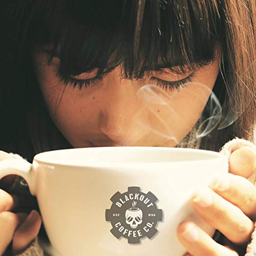 Blackout Coffee, Pitch Black Espresso Extra Dark Roast Coffee, E