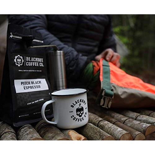 Blackout Coffee, Pitch Black Espresso Extra Dark Roast Coffee, E