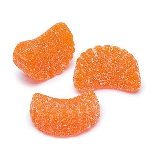 Gummi Fruit Slices Orange, 3 Lb