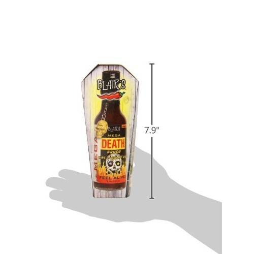 Blairs Mega Death Hot Sauce With Liquid Fury And Skull Key Chai