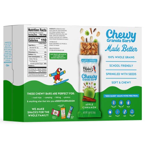Blake’s Seed Based Chewy Granola Bars — Apple Cinnamon 24 Count...