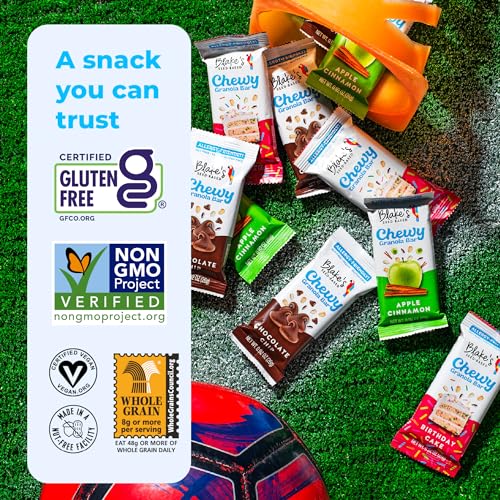 Blake’s Seed Based Chewy Granola Bars — Variety Pack 24 Count,...