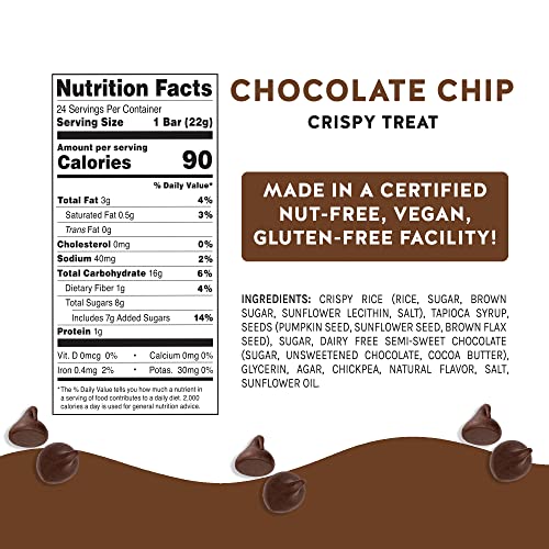 Blake’s Seed Based Crispy Treats – Chocolate Chip 24 Count, Nu...