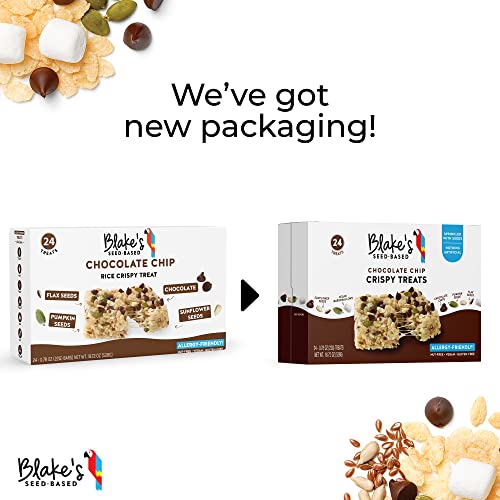 Blake’s Seed Based Crispy Treats – Chocolate Chip 24 Count, Nu...