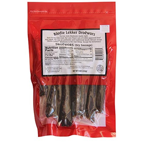Chilli Droewors Dried Sausage 8Oz