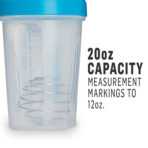 Blenderbottle Classic Loop Top Shaker Bottle, 20-Ounce, Teal/Teal Blenderbottle Classic Loop Top Shaker Bottle, 20-Ounce, Teal/Teal