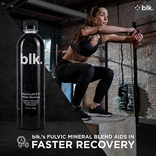 Blk. Natural Mineral Alkaline Water, Ph8+ Bioavailable Fulvic &Amp;