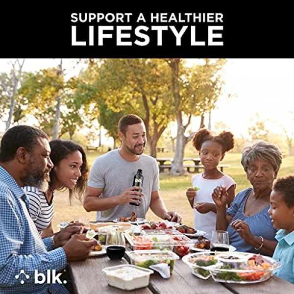 Blk. Natural Mineral Alkaline Water, Ph8+ Bioavailable Fulvic &Amp;