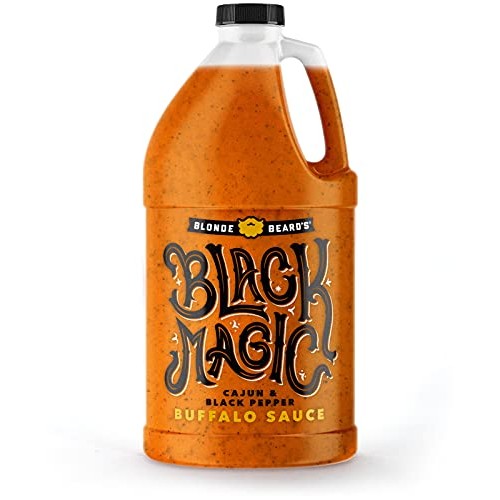 Blonde Beards Black Magic Buffalo Sauce - Medium / Hot - Gour Blonde Beards Black Magic Buffalo Sauce - Medium / Hot - Gour