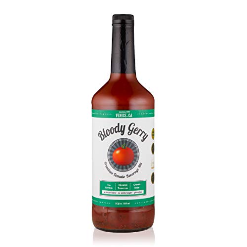 Bloody Gerry Bloody Mary Mix, Deluxe 32 oz, Premium All-Natural,...