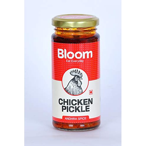 Bloom Foods Hyderabad Boneless Andhra Chicken Pickle, Authenti