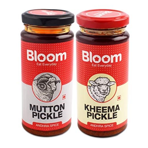 Bloom Foods Hyderabad Boneless Andhra Mutton Pickle &Amp; Andhra K