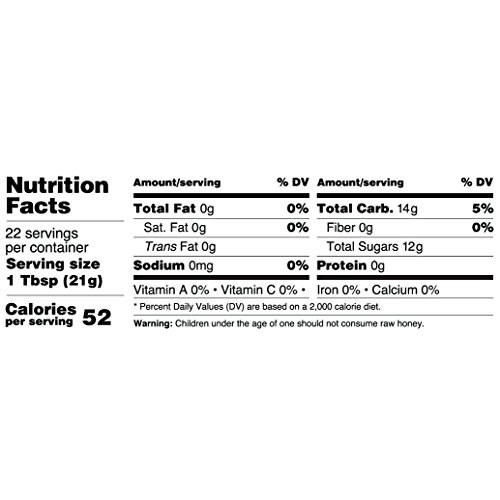 Blossom &Amp; Co. 100% Raw Orange Blossom Honey And Agave Nectar, 16