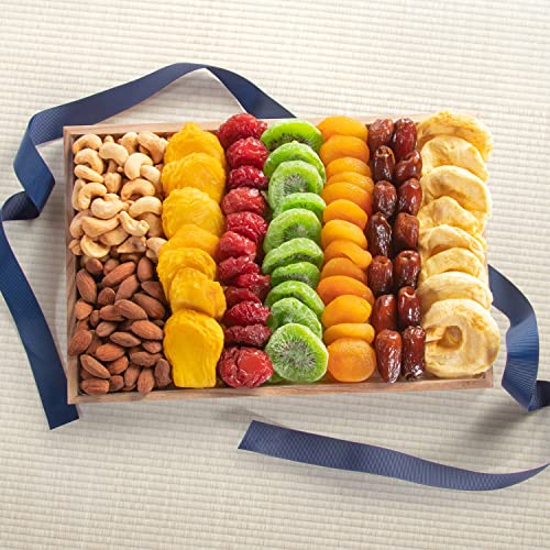 Paradise Dried Fruit And Nuts Tray Gift For Birthday, Christmas,