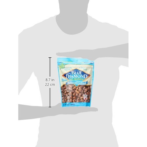 Blue Diamond Almonds, Roasted Salted, 16 Ounce