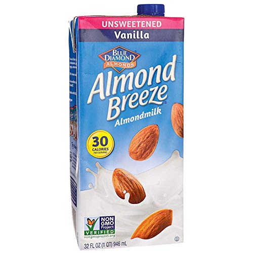Almond Milk - Almond Breeze Vanilla Unsweetened 32 Fl Ounce 1 Q