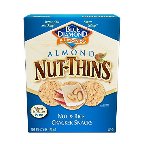Blue Diamond Almonds Nut Thins Cracker Snacks, Original, 4.25-Ou