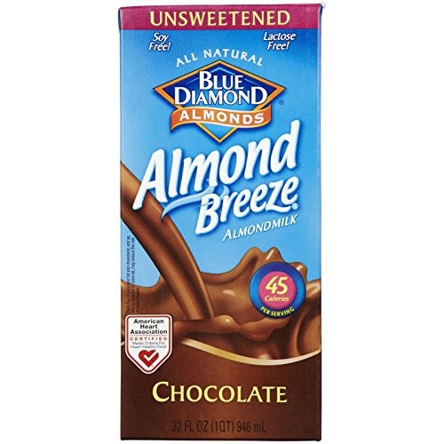 Blue Diamond Almond Breeze - Unsweetened Chocolate - 32 Oz