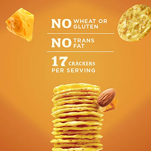 Blue Diamond Almond Cracker Crisps, Cheddar Cheese, 4.25 Oz