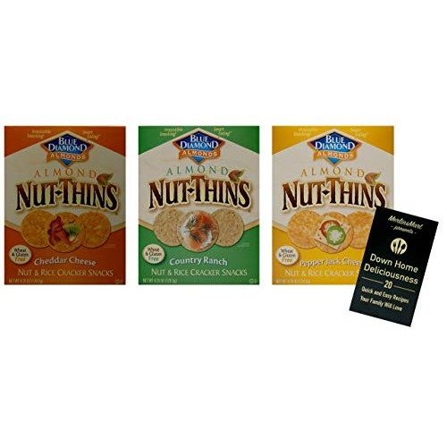 Blue Diamond Almond Nut Thins Rice Crackers | Wheat-Free | Glute