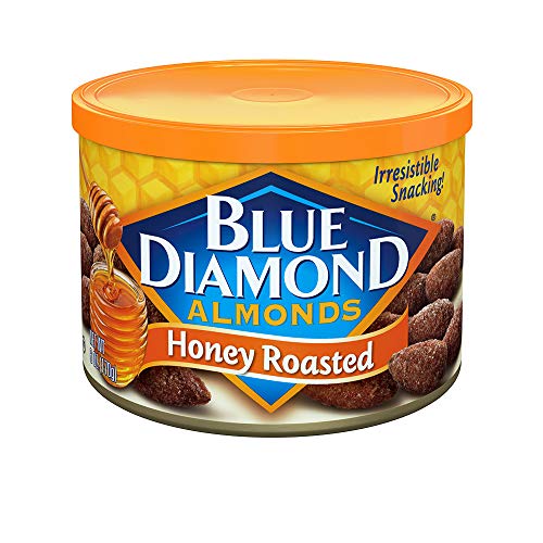 Blue Diamond Almonds Honey Roasted Snack Nuts, 6 Oz Resealable C