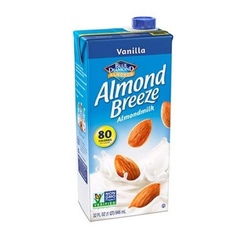 Blue Diamond Vanilla Almond Breeze , 32 Oz -- 12 Per Case.